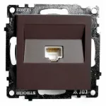 Розетка Ethernet RJ-45 без рамки Stekker Катрин 49023 от ImperiumLoft