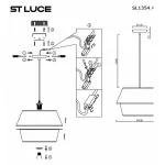 Подвесной светильник ST-Luce Jackie SL1354.413.01 от ImperiumLoft