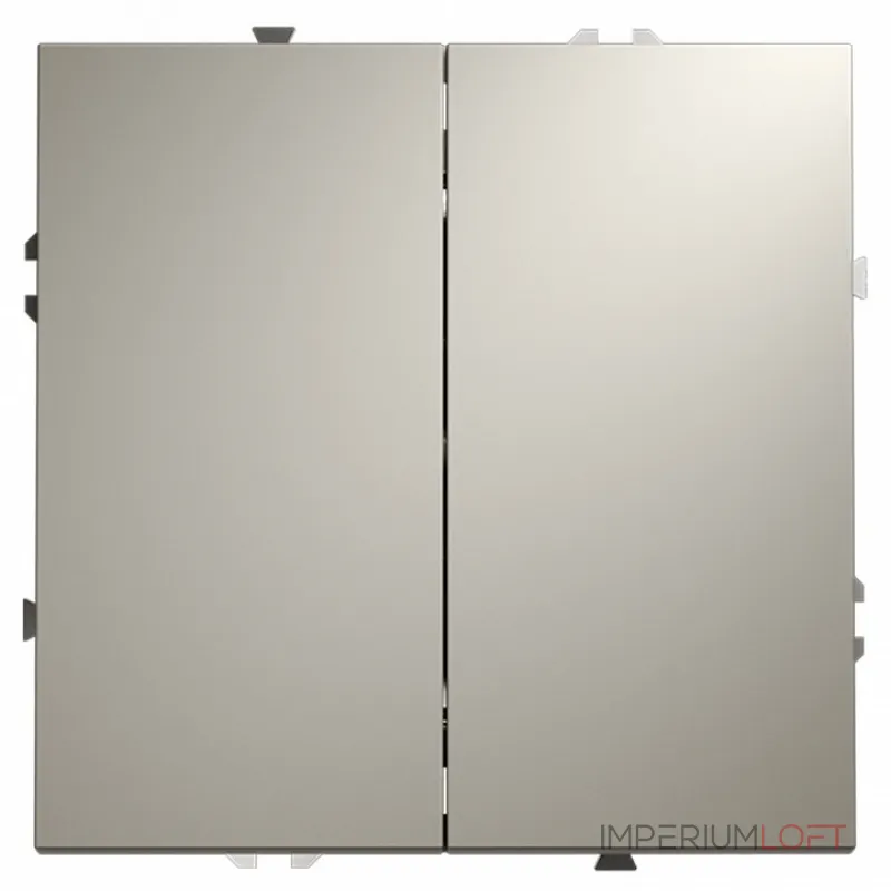 Выключатель проходной двухклавишный без рамки Voltum S70 VLS020303 от ImperiumLoft Выключатель проходной двухклавишный без рамки Voltum S70 VLS020303 от ImperiumLoft