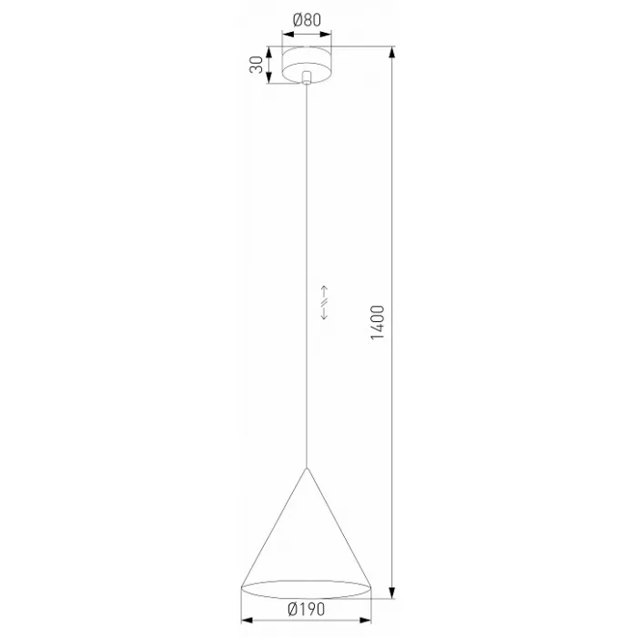 Подвесной светильник TK Lighting Cono 10074 Cono от ImperiumLoft