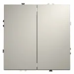 Выключатель двухклавишный без рамки Voltum S70 VLS020103 от ImperiumLoft