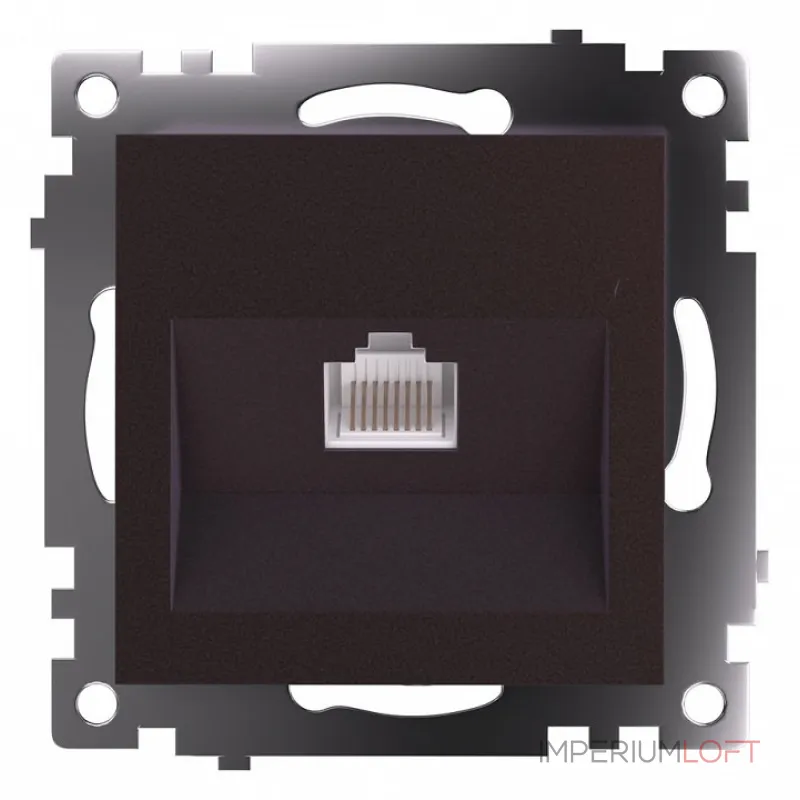 Розетка Ethernet RJ-45 без рамки Stekker Катрин 49023 Розетка Ethernet RJ-45 без рамки Stekker Катрин 49023