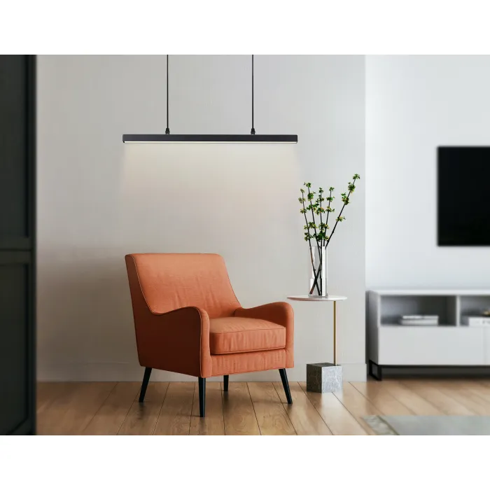 Светильник светодиодный трековый GL6787 BK черный LED 24W 4200K 600*22*1025 от NovaLamp