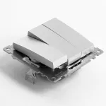 Выключатель трехклавишный без рамки Stekker Катрин 49173 от ImperiumLoft