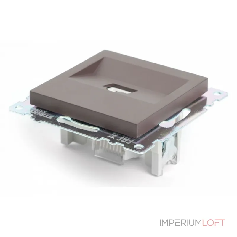 Розетка Ethernet RJ-45 без рамки Stekker Катрин 49023 Розетка Ethernet RJ-45 без рамки Stekker Катрин 49023