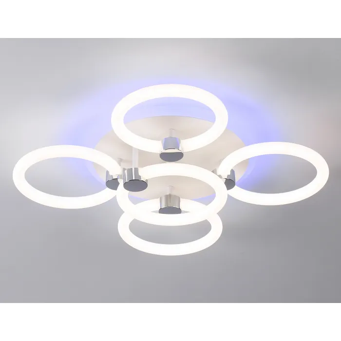 Светильник светодиодный потолочный FA3841/4+1 WH белый 70W 3000K-6400K+RGB D538*115 (ПДУ РАДИО 2.4G) от NovaLamp
