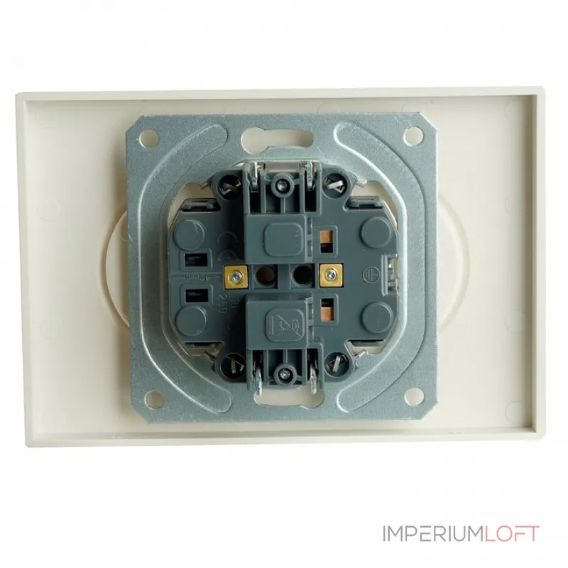 Розетка двойная без заземления и со шторкой без рамки Stekker RST16-5116-01 49877 Розетка двойная без заземления и со шторкой без рамки Stekker RST16-5116-01 49877