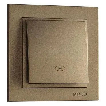 Выключатель перекрестный одноклавишный Mono Electric Despina 102-232325-112 Выключатель перекрестный одноклавишный Mono Electric Despina 102-232325-112