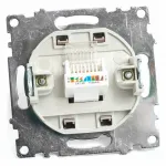 Розетка Ethernet RJ-45 без рамки Stekker Катрин 49023 от ImperiumLoft
