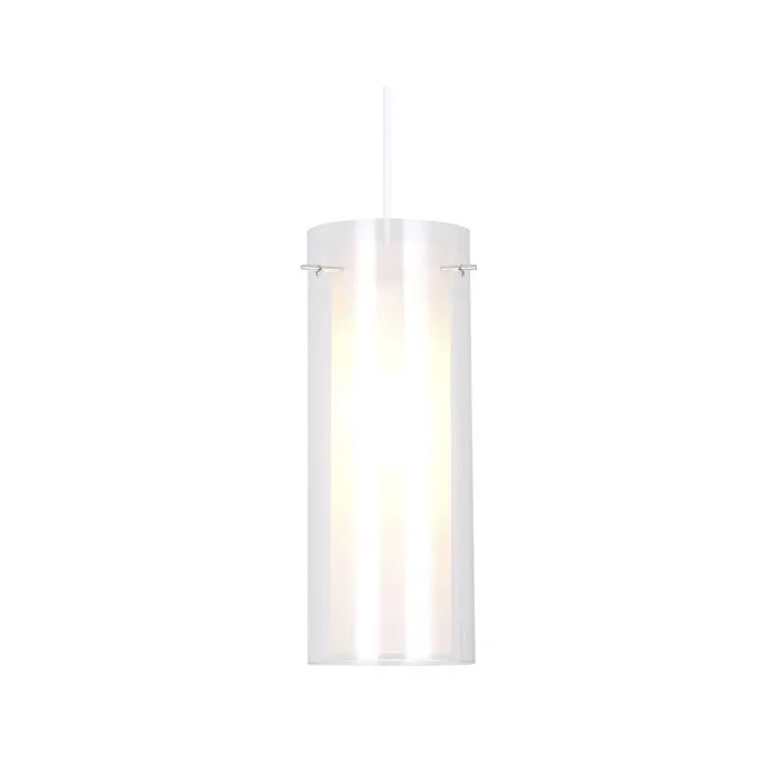Подвесной светильник TR3672 CH/CL/FR хром/прозрачный/белый матовый E14 max 40W D110*1000 от NovaLamp