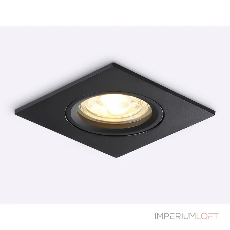 Светильник встраиваемый TN102456 BK черный GU5.3 85*85*28 от NovaLamp