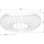 Наземный низкий светильник Elektrostandard Firenze a067385 от ImperiumLoft
