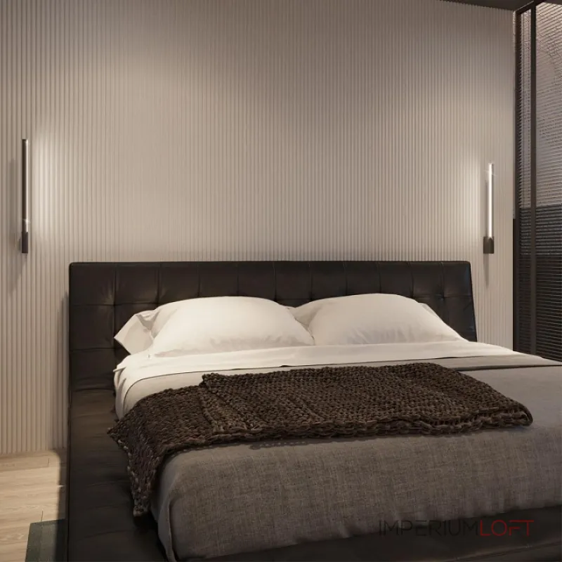 Светильник настенный диммируемый (выключатель) IP20 LED 7W 2700/4000K/6000K 220-240V FERMO 359311 OVER NT24 000 Черный