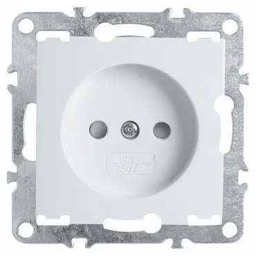 Розетка без заземления и со шторками без рамки Stekker PST00-9109 39316