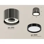 Комплект накладного светильника XS8115001 DCH/PBK черный хром/черный полированный GX53 (C8115, N8113) от NovaLamp