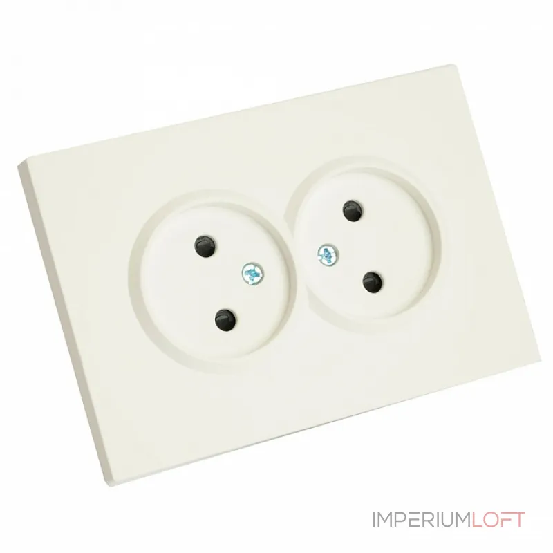 Розетка двойная без заземления и со шторкой без рамки Stekker RST16-5116-01 49877 Розетка двойная без заземления и со шторкой без рамки Stekker RST16-5116-01 49877