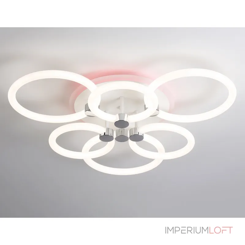 Светильник светодиодный потолочный FA3844/3+3 WH белый 102W 3000K-6400K+RGB D670*115 (ПДУ РАДИО 2.4G) от NovaLamp