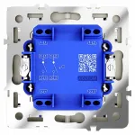 Выключатель двухклавишный без рамки Voltum S70 VLS020104 от ImperiumLoft