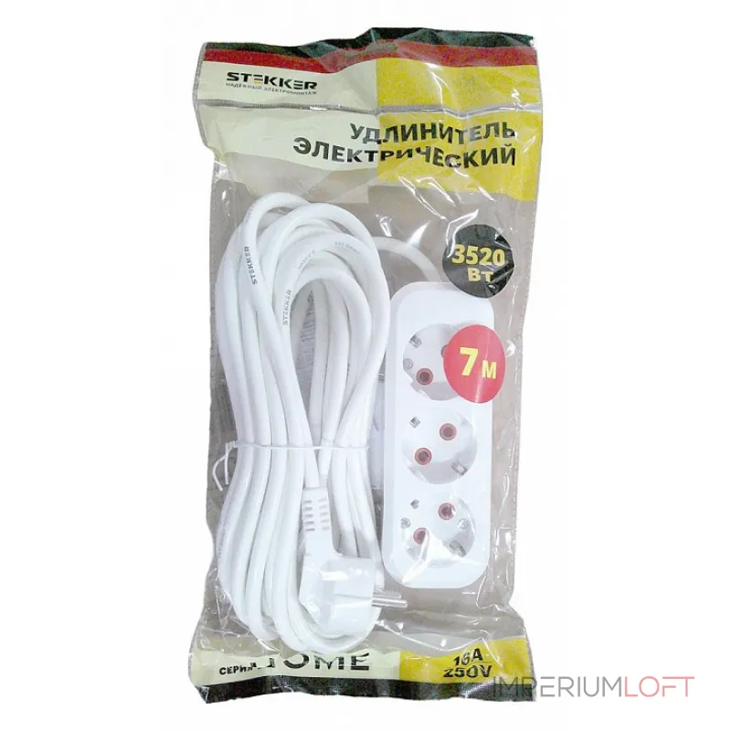 Удлинитель Stekker Home 49350 Удлинитель Stekker Home 49350