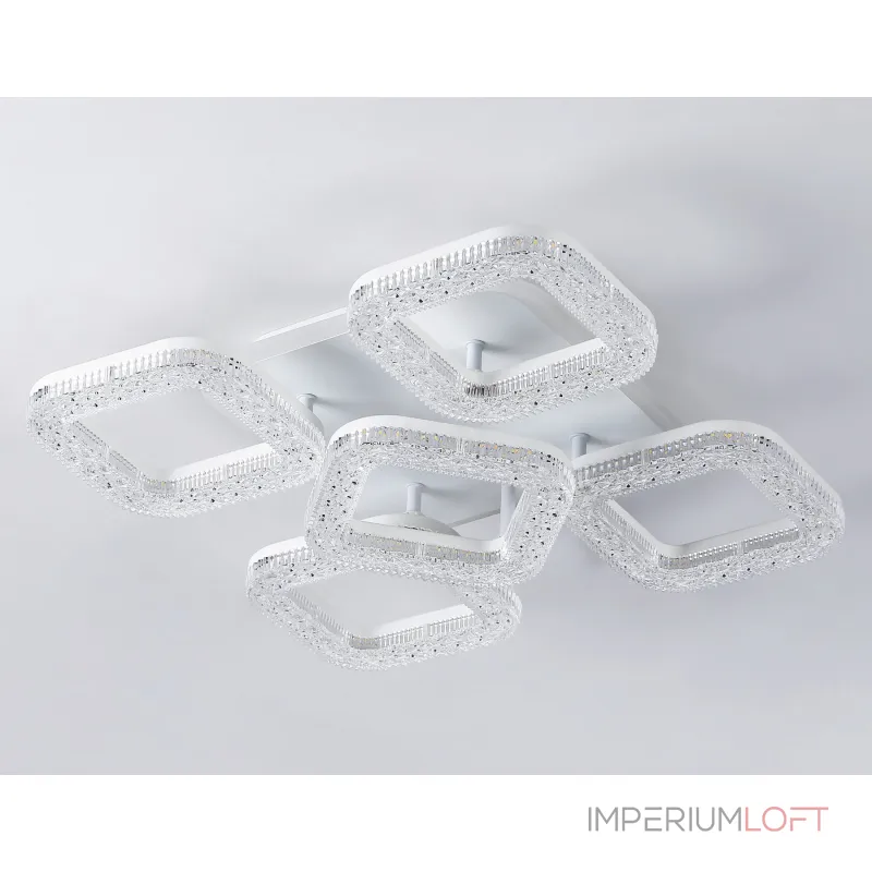 Светильник потолочный светодиодный с пультом FA3914/4+1 WH белый 80W 3000K/4200K/6400K 380*380*110 (ПДУ РАДИО 2.4G) от NovaLamp Светильник потолочный светодиодный с пультом FA3914/4+1 WH белый 80W 3000K/4200K/6400K 380*380*110 (ПДУ РАДИО 2.4G) от NovaLamp