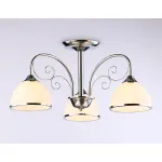 Подвесная люстра TR3181/3 CH/FR хром/белый матовый E27/3 max 40W D585*285 от NovaLamp