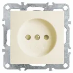 Розетка без заземления и со шторками без рамки Stekker PST00-9109 39327