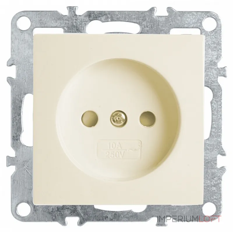 Розетка без заземления и со шторками без рамки Stekker PST00-9109 39327