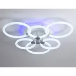 Светильник светодиодный потолочный FA3844/3+3 WH белый 102W 3000K-6400K+RGB D670*115 (ПДУ РАДИО 2.4G) от NovaLamp