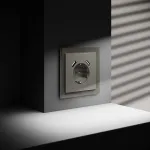 Розетка встраиваемая S70 с заземлением и защитными шторками 16А с USB A+A (шелк) Voltum VLS040404
