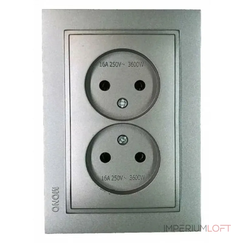 Розета двойная без заземления Mono Electric Despina 102-242405-121 от ImperiumLoft Розета двойная без заземления Mono Electric Despina 102-242405-121 от ImperiumLoft