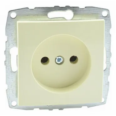 Розетка без заземления без рамки Mono Electric Despina / Larissa 500-001722-116
