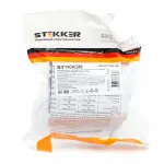 Выключатель двухклавишный с подсветкой без рамки Stekker Катрин 49021
