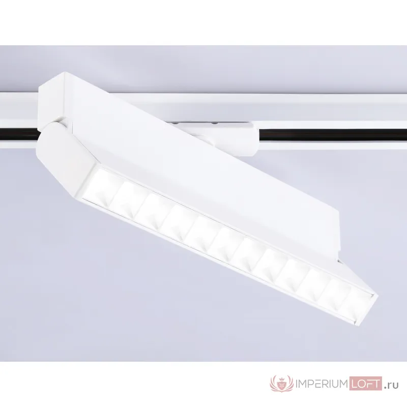 Светильник светодиодный трековый GL6815 WH белый LED 12W 3000K 24° 230*22*87 от NovaLamp