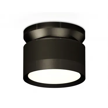 Комплект накладного светильника XS8102050 SBK/PBK черный песок/черный полированный GX53 (N8902, C8102, N8113) от NovaLamp