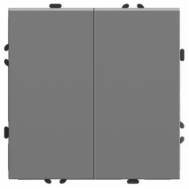 Выключатель двухклавишный без рамки Stekker RSW10-5104-10 49944