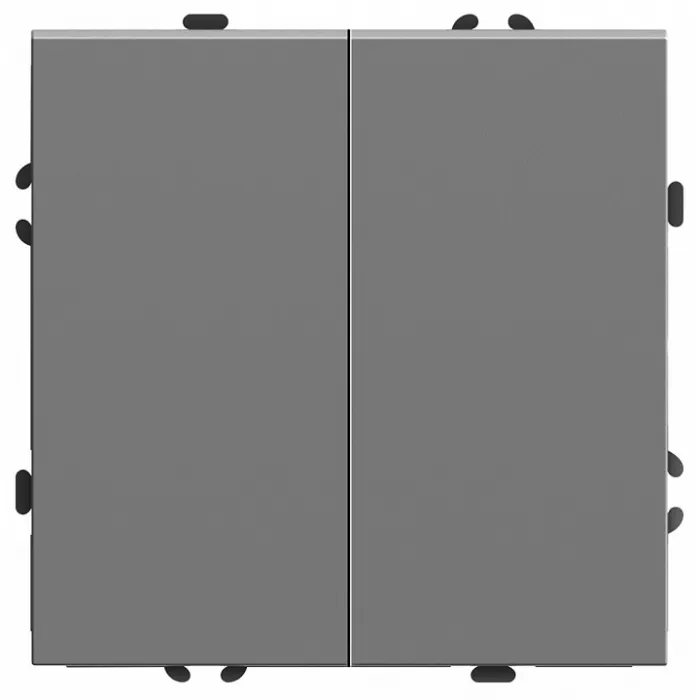 Выключатель двухклавишный без рамки Stekker RSW10-5104-10 49944 от ImperiumLoft