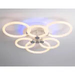 Светильник светодиодный потолочный FA3844/3+3 WH белый 102W 3000K-6400K+RGB D670*115 (ПДУ РАДИО 2.4G) от NovaLamp