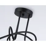 Потолочный светильник в стиле лофт TR80415/3 BK/GD черный/золото E27/3 max 60W D670*370 от NovaLamp