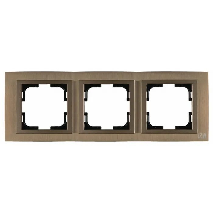 Рамка на 3 поста Mono Electric Style Aluminium 107-810000-162 от ImperiumLoft