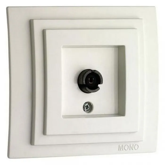 ТВ-розетка проходная без рамки Mono Electric Despina / Larissa 500-000105-137 от ImperiumLoft