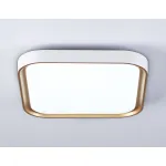 Потолочный светодиодный светильник FZ1259 WH/GD белый/золото 27W 5000K 350*350*60 (Без ПДУ) от NovaLamp