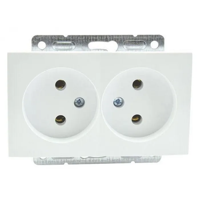 Розетка двойная без рамки Mono Electric Despina / Larissa 500-000105-121 от ImperiumLoft