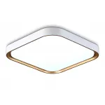 Потолочный светодиодный светильник FZ1259 WH/GD белый/золото 27W 5000K 350*350*60 (Без ПДУ) от NovaLamp