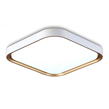 Потолочный светодиодный светильник FZ1259 WH/GD белый/золото 27W 5000K 350*350*60 (Без ПДУ) от NovaLamp