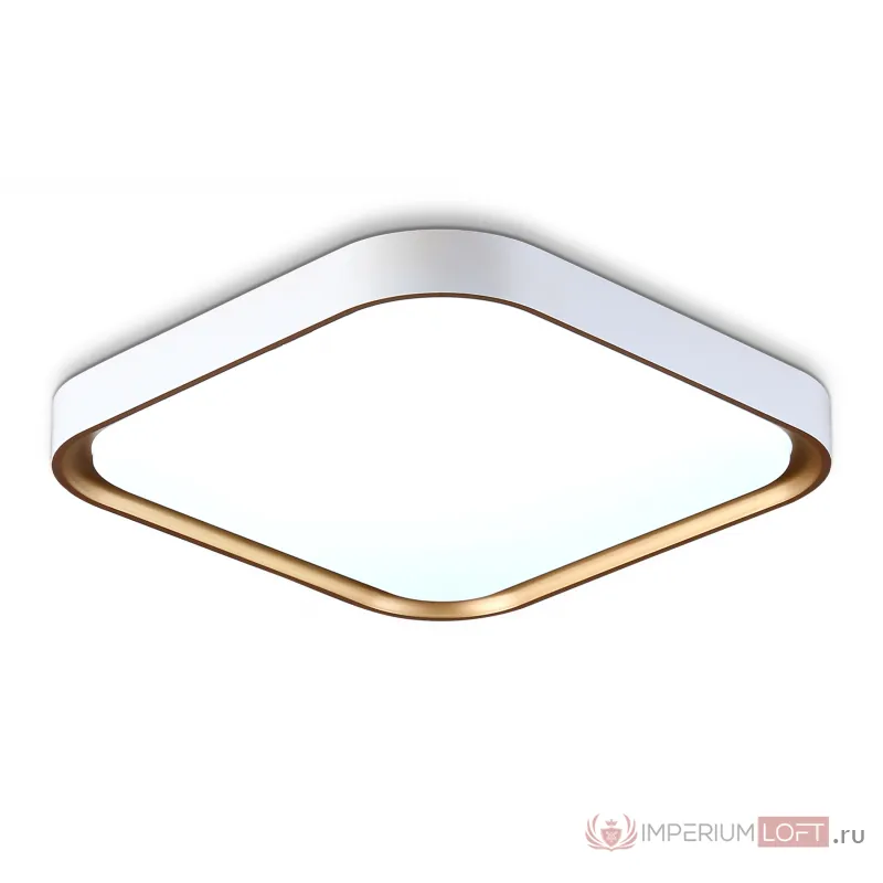 Потолочный светодиодный светильник FZ1259 WH/GD белый/золото 27W 5000K 350*350*60 (Без ПДУ) от NovaLamp