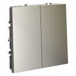 Выключатель двухклавишный без рамки Voltum S70 VLS020104 от ImperiumLoft