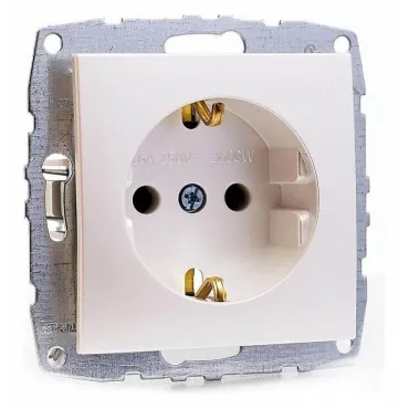 Розетка с заземлением без рамки Mono Electric Despina / Larissa 500-002521-117