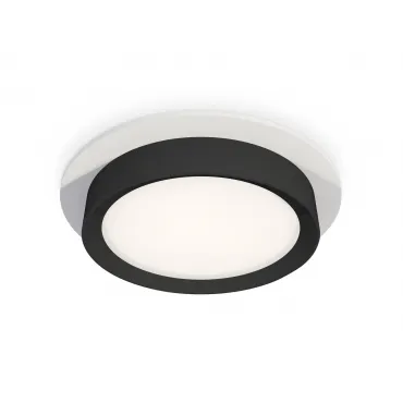 Комплект встраиваемого светильника XC8050002 SWH/PBK белый песок/черный полированный GX53 (C8050, N8113)