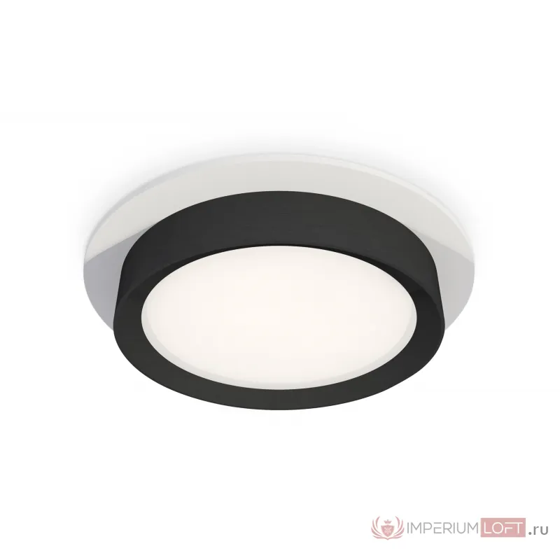 Комплект встраиваемого светильника XC8050002 SWH/PBK белый песок/черный полированный GX53 (C8050, N8113) от NovaLamp