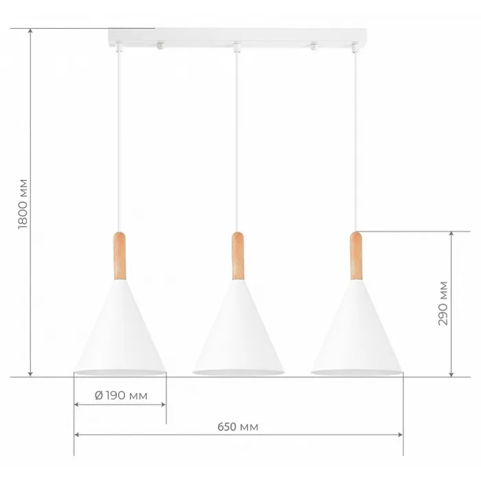 Подвесной светильник EVOLUCE Arket SLE1255-503-03 от ImperiumLoft